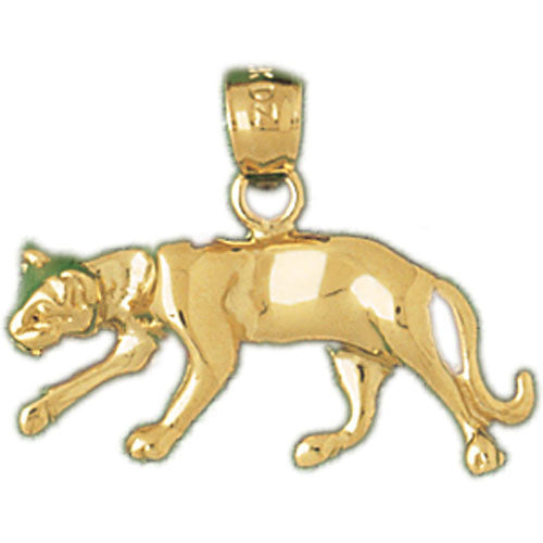 14K GOLD ANIMAL CHARM - PANTHER #1732