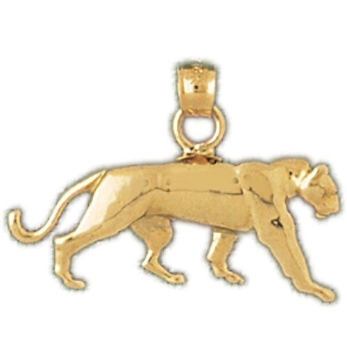 14K GOLD ANIMAL CHARM - PANTHER #1736