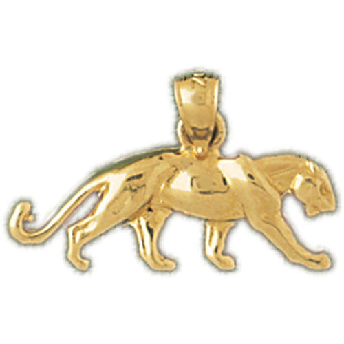 14K GOLD ANIMAL CHARM - PANTHER #1737