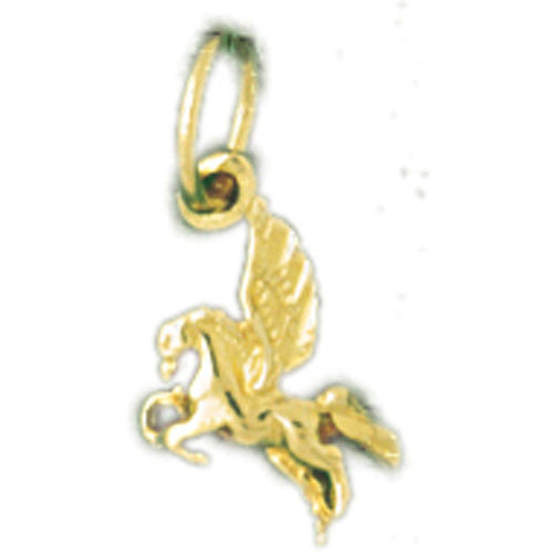 14K GOLD ANIMAL CHARM - PEGASUS #1875