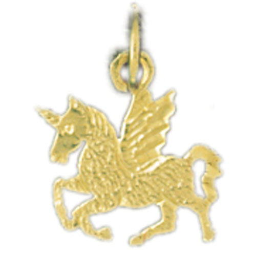 14K GOLD ANIMAL CHARM - PEGASUS #1876