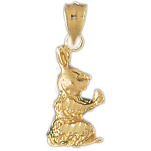 14K GOLD ANIMAL CHARM - RABBIT #2728