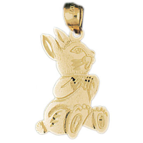14K GOLD ANIMAL CHARM - RABBIT #2730
