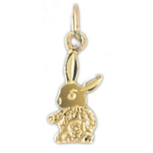 14K GOLD ANIMAL CHARM - RABBIT #2732