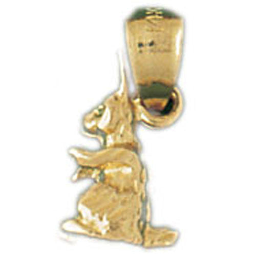 14K GOLD ANIMAL CHARM - RABBIT #2733