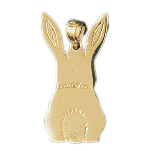 14K GOLD ANIMAL CHARM - RABBIT #2737