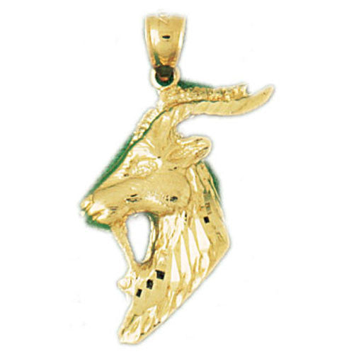 14K GOLD ANIMAL CHARM - SHEEP #2625