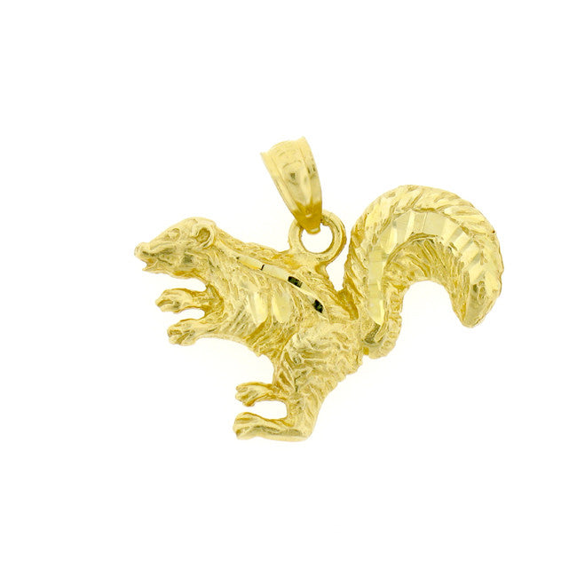 14K GOLD ANIMAL CHARM - SQUIRREL #2699