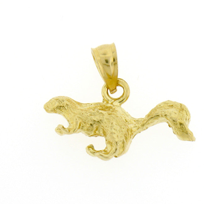 14K GOLD ANIMAL CHARM - SQUIRREL #2702