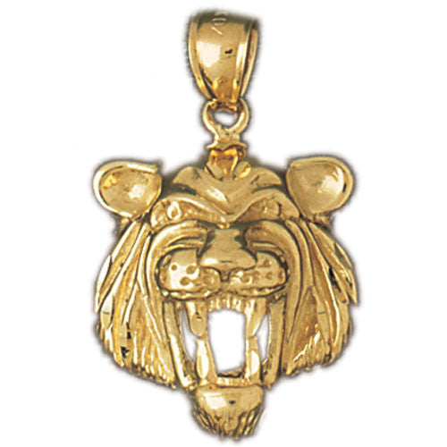 14K GOLD ANIMAL CHARM - TIGER #1710