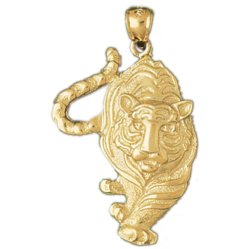 14K GOLD ANIMAL CHARM - TIGER #1714