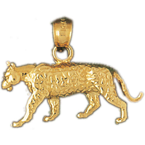 14K GOLD ANIMAL CHARM - TIGER #1723