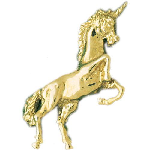 14K GOLD ANIMAL CHARM - UNICORN #1853