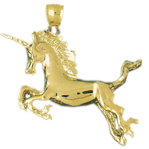 14K GOLD ANIMAL CHARM - UNICORN #1854