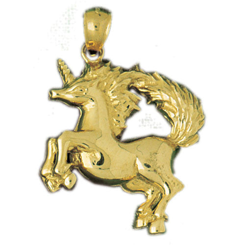 14K GOLD ANIMAL CHARM - UNICORN #1856