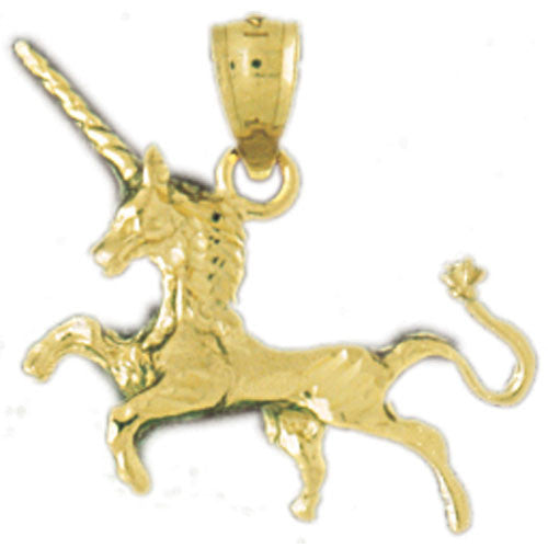 14K GOLD ANIMAL CHARM - UNICORN #1859