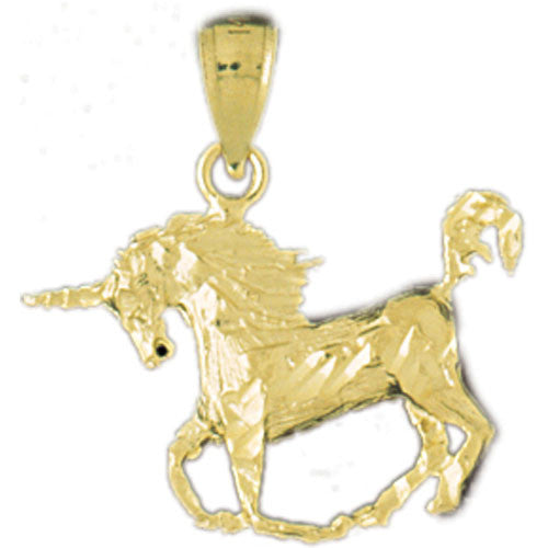 14K GOLD ANIMAL CHARM - UNICORN #1860
