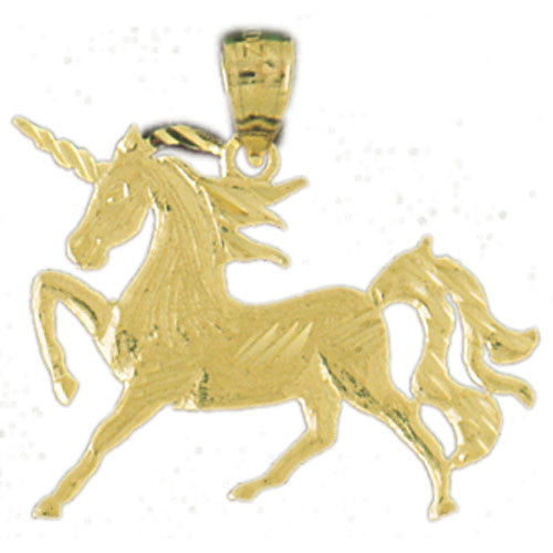 14K GOLD ANIMAL CHARM - UNICORN #1862