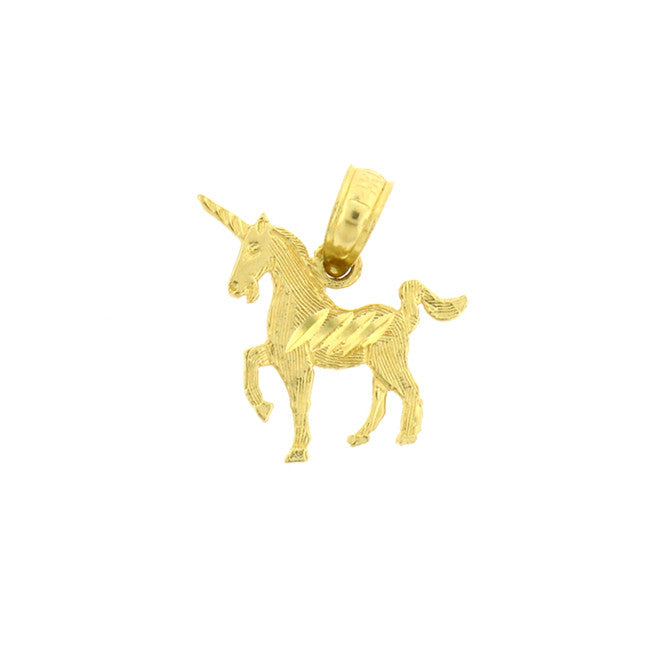 14K GOLD ANIMAL CHARM - UNICORN #1900