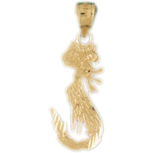 14K GOLD ANIMAL CHARM _ CAT #1962