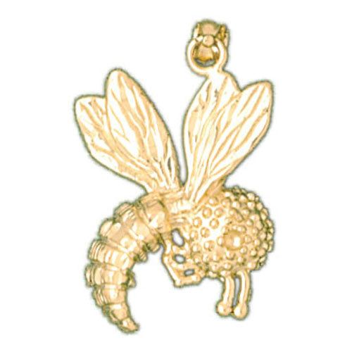 14K GOLD BEE CHARM #3169