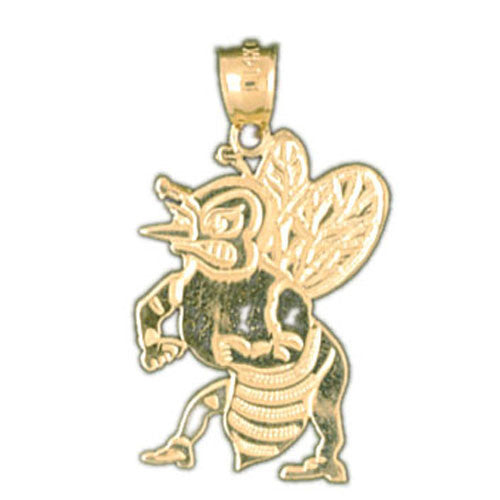 14K GOLD BEE CHARM #3171