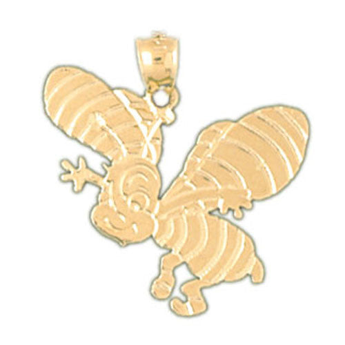 14K GOLD BEE CHARM #3172