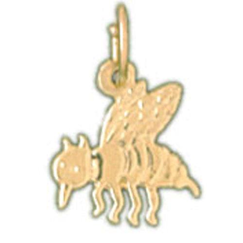 14K GOLD BEE CHARM #3173