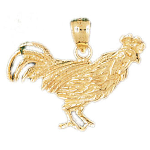 14K GOLD BIRD CHARM - COCK #2963