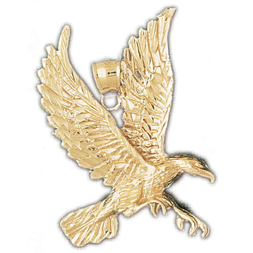 14K GOLD BIRD CHARM - EAGLE #2776