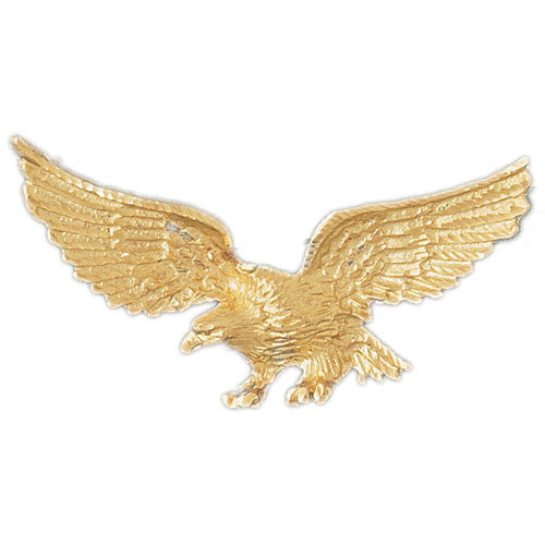 14K GOLD BIRD CHARM - EAGLE #2791