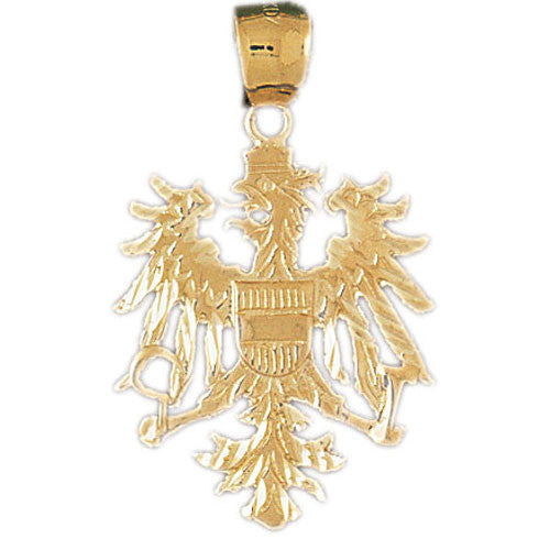 14K GOLD BIRD CHARM - EAGLE #2812