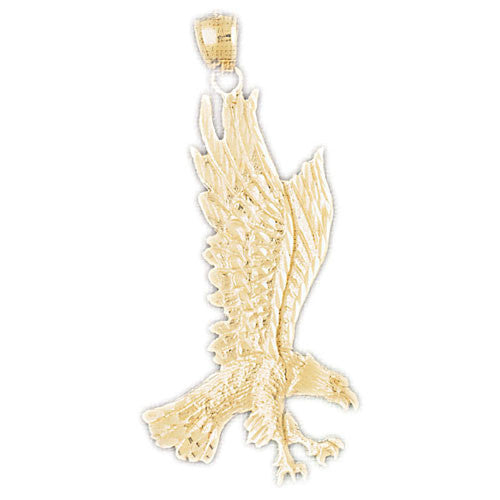 14K GOLD BIRD CHARM - EAGLE #2824