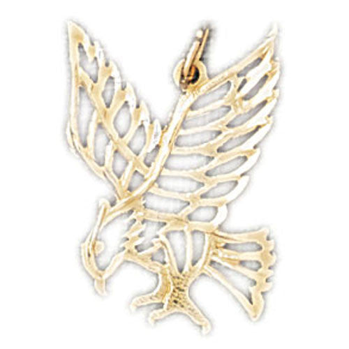14K GOLD BIRD CHARM - EAGLE #2861