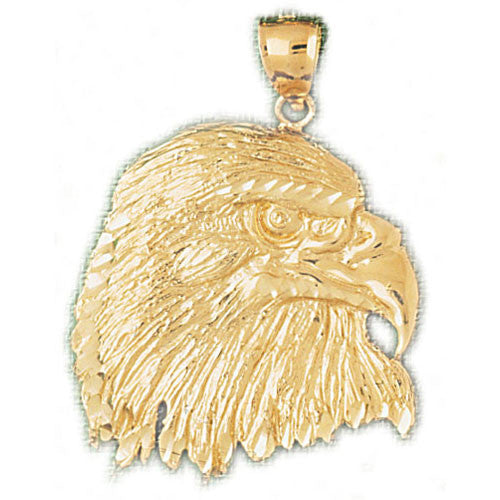 14K GOLD BIRD CHARM - EAGLE #2871