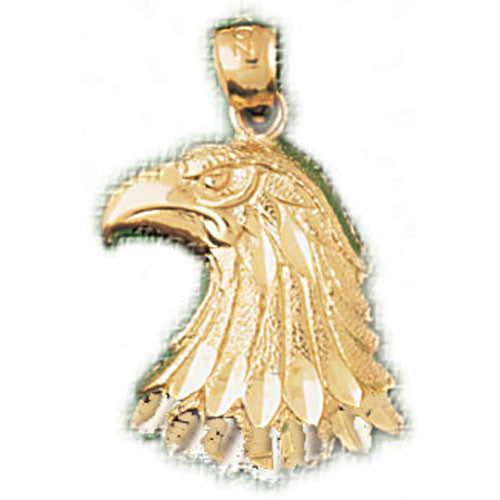 14K GOLD BIRD CHARM - EAGLE #2875