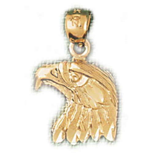 14K GOLD BIRD CHARM - EAGLE #2876