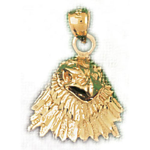 14K GOLD BIRD CHARM - EAGLE #2877