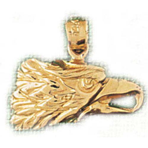 14K GOLD BIRD CHARM - EAGLE #2879