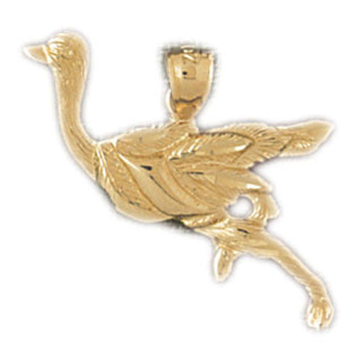 14K GOLD BIRD CHARM - ROADRUNNER #3047