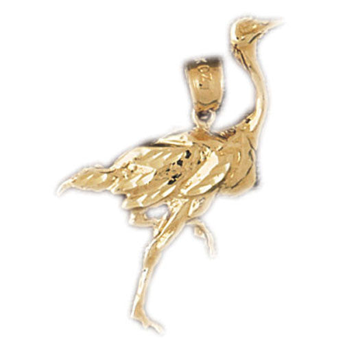 14K GOLD BIRD CHARM - ROADRUNNER #3048