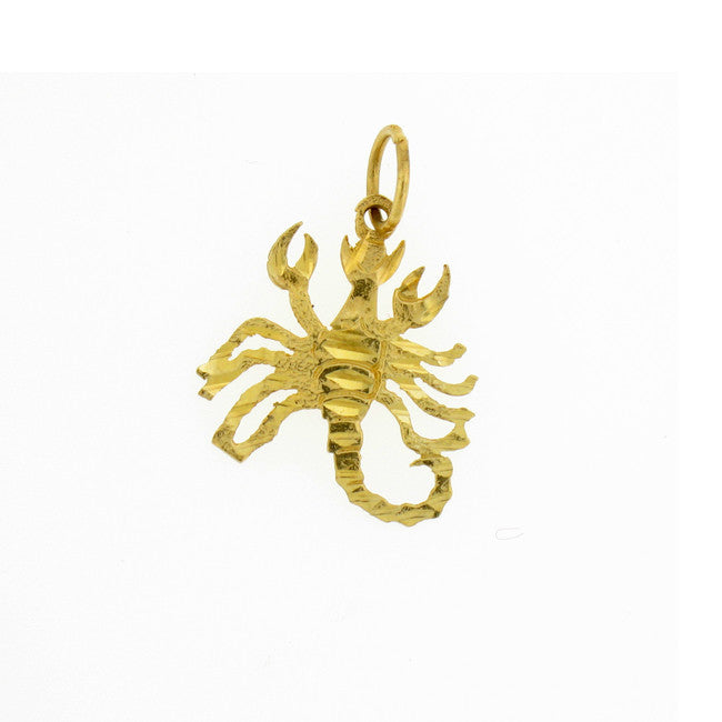 14K GOLD CHARM- SCORPION #1057