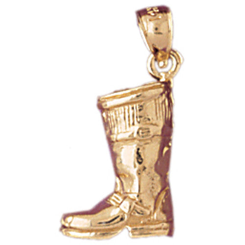 14K GOLD CHARM - BOOT #7016