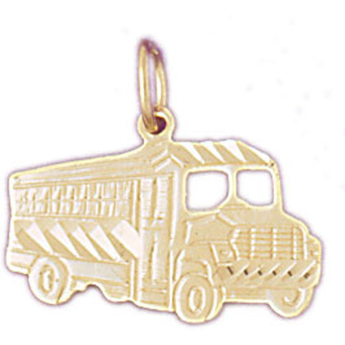 14K GOLD CHARM - BUS #4354