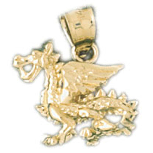 14K GOLD CHARM - CHINESE DRAGON #2382