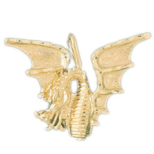 14K GOLD CHARM - CHINESE DRAGON #2392