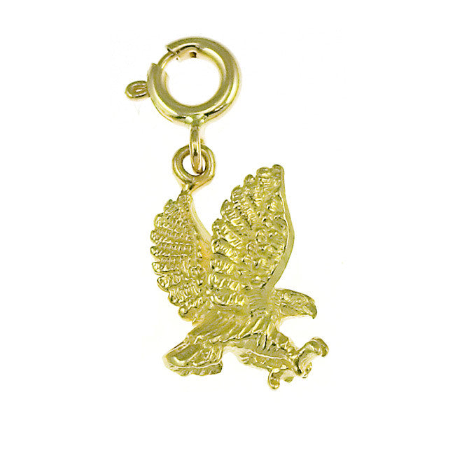 14K GOLD CHARM - EAGLE #2293