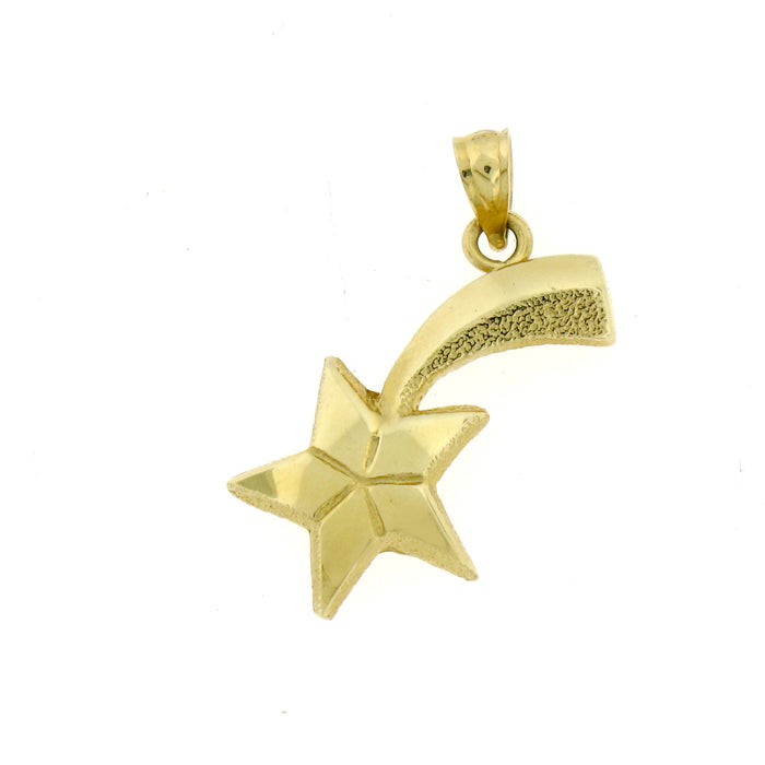 14K GOLD CHARM - FALLING STAR #5700