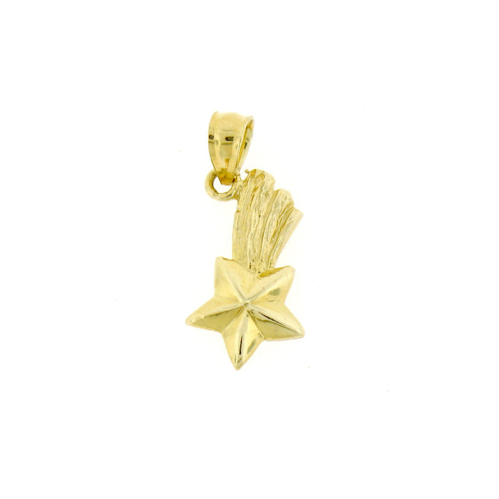 14K GOLD CHARM - FALLING STAR #5703