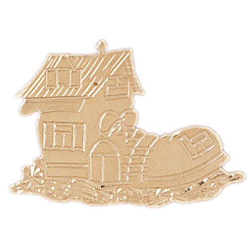 14K GOLD CHARM - HOUSE #6980